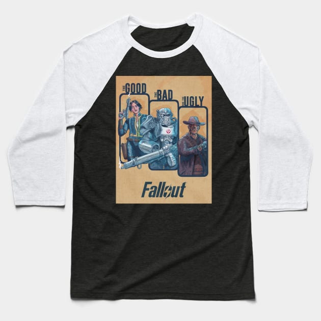 Fallout Baseball T-Shirt by ribandcheese